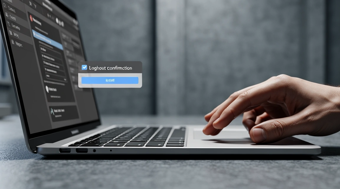 Safe logout workflow